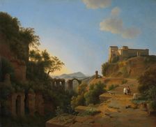 The Gulf of Naples with the Island of Ischia in the Distance, 1818. Creator: Josephus Augustus Knip