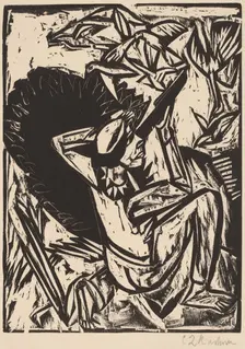 The Gull Hunter, 1913. Creator: Ernst Kirchner