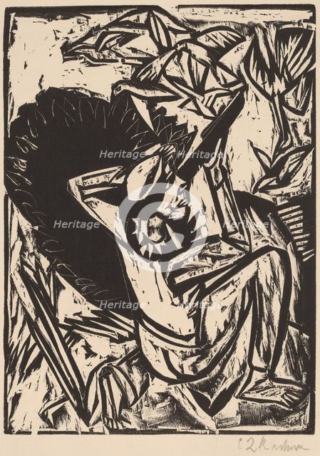 The Gull Hunter, 1913. Creator: Ernst Kirchner.