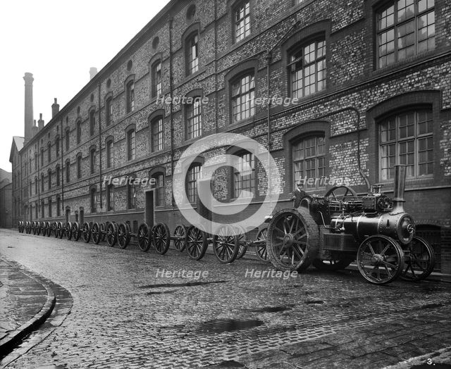 The gun carriage works, Cunard Engine Works, Derby Road, Kirkdale, Liverpool, January 1917. Artist: H Bedford Lemere.