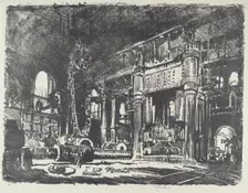 The Gun Forge, 1916. Creator: Joseph Pennell