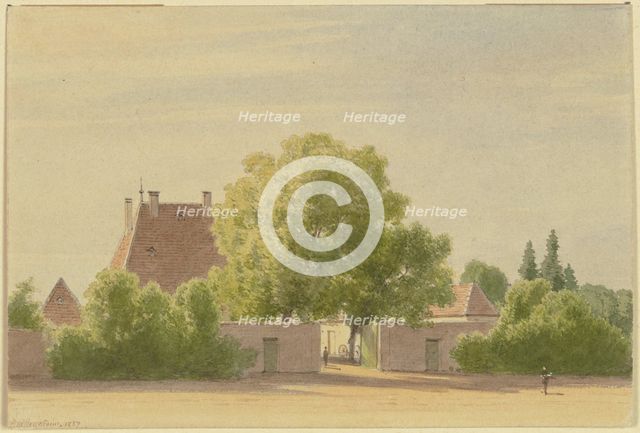 The Gunderrode family court, 1857. Creator: Carl Theodor Reiffenstein.