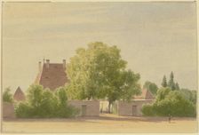The Gunderrode family court, 1857. Creator: Carl Theodor Reiffenstein