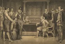 'The Gunpowder Plot 1886. Artist: CF Merckel