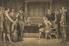 'The Gunpowder Plot 1886. Artist: CF Merckel