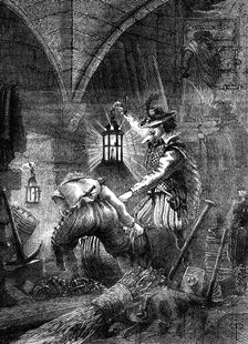 The Gunpowder Plot conspirators at work, c1902
