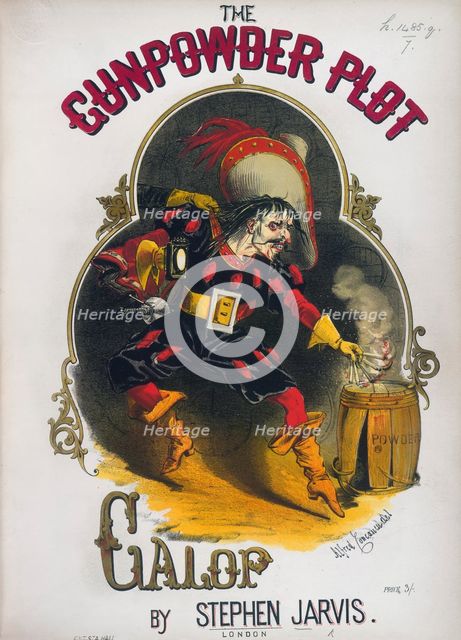 'The Gunpowder Plot Galop', 1866. Creator: Unknown.