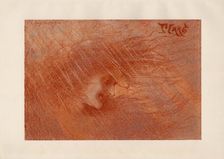 The gust of wind, 1898. Creator: Lévy-Dhurmer, Lucien (1865-1953)