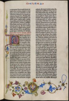 The Gutenberg Bible, 1455. Creator: Unknown artist