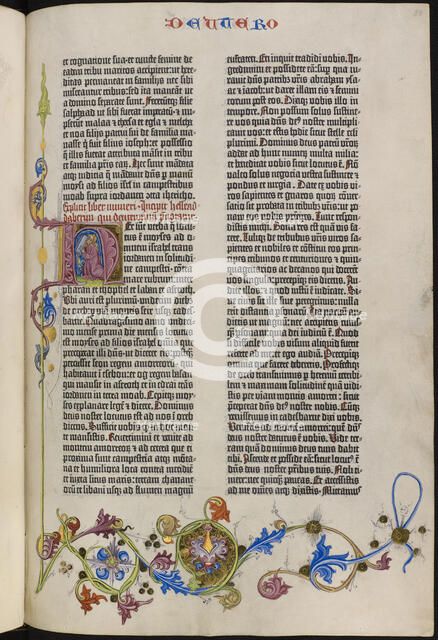 The Gutenberg Bible, 1455. Creator: Unknown artist.