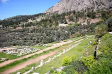 The gymnasium at Delphi, Greece. Creator: Samuel Magal