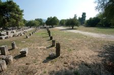 The gymnasium at Olympia, Greece. Creator: Samuel Magal