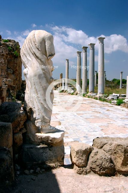 The gymnasium, Salamis, North Cyprus. Creator: Peter Thompson.