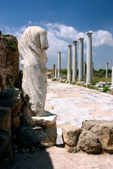 The gymnasium, Salamis, North Cyprus. Creator: Peter Thompson