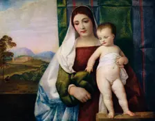 The Gypsy Madonna c1510, (1937). Artist: Titian