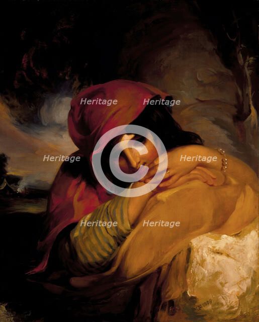 The Gypsy Girl, 1839. Creator: Thomas Sully.