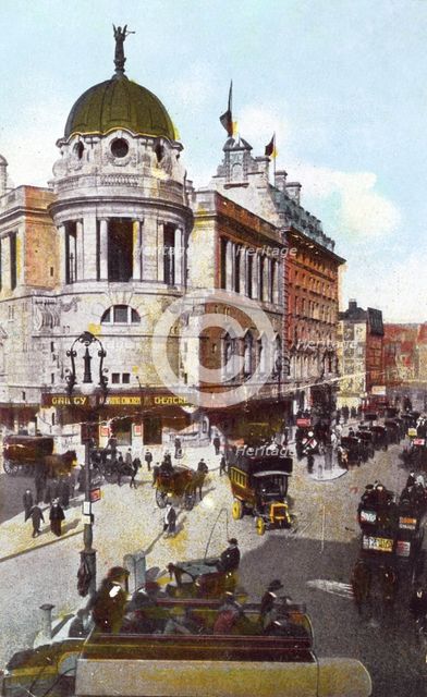 The Gaiety Theatre, Strand, London, 1907. Artist: Unknown