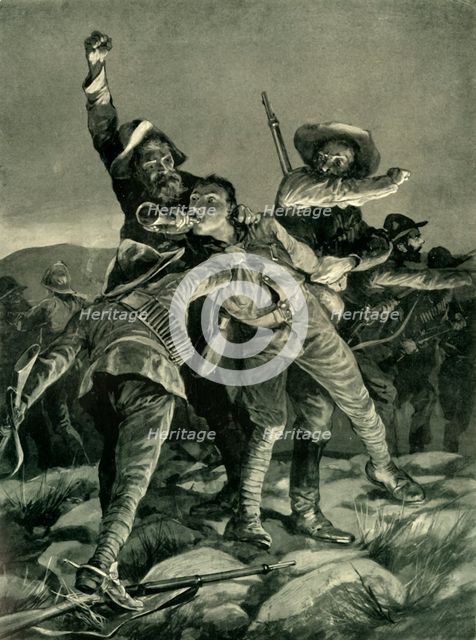 'The Gallant Bugler of Fort Itala', 1902. Creator: Richard Caton Woodville II.