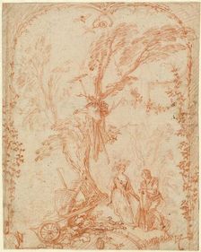 The Gallant Gardener, c. 1711-1712. Creator: Jean-Antoine Watteau