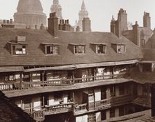 The Galleries of The Oxford Arms, Warwick Lane, looking from Warwick Lane, c1875. Creator: Alfred & John Bool