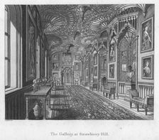 The Gallery at Strawberry Hill c1792