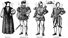 The Gallery of Costume: Dresses Worn in the Days When Queen Mary Reigned c1934