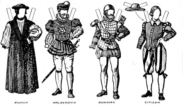 'The Gallery of Costume: Dresses Worn in the Days When Queen Mary Reigned', c1934. Artist: Unknown.