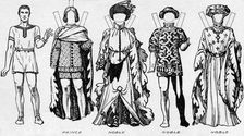 The Gallery of Costume: Dresses Worn in the Last Years of Edward III's Reign c1934
