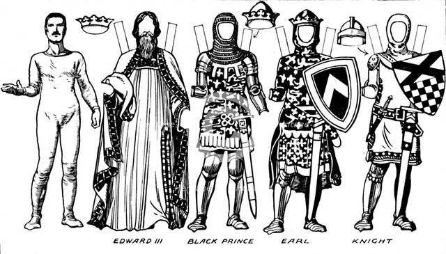 'The Gallery of Costume: In the Days of the Second and Third Edwards', c1934. Artist: Unknown.