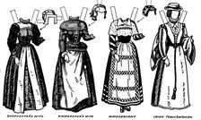 The Gallery of British Costume: Dress Worn in the Late Sixteenth Century c1934