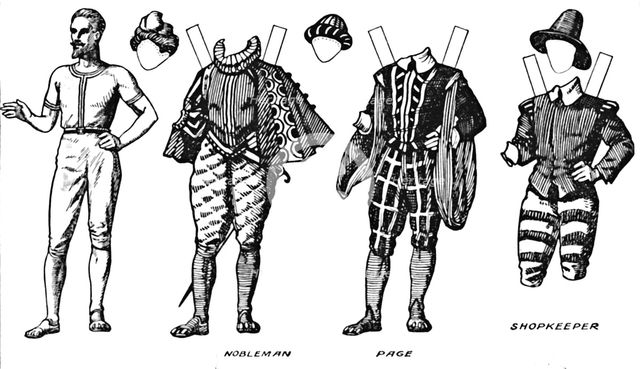 'The Gallery of British Costume: Dress Worn in the Late Sixteenth Century', c1934. Artist: Unknown.