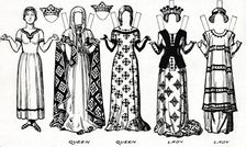The Gallery of British Costume: Dress Worn in the Reign of the First Edward c1934