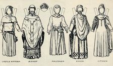 The Gallery of British Costume: How The English Dressed in King John's Time c1934