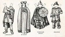 The Gallery of British Costume: How The People Dressed in Anglo-Saxon Times c1934