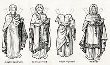 The Gallery of British Costume: How The People Dressed in Anglo-Saxon Times c1934