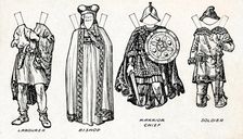 The Gallery of British Costume: How The People Dressed in Anglo-Saxon Times c1934