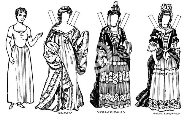 'The Gallery of British Costume: Some of the Dresses Worn in Anne's Reign', c1934. Artist: Unknown.