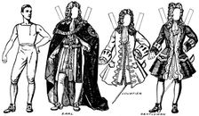 The Gallery of British Costume: Some of the Dresses Worn in Anne's Reign c1934