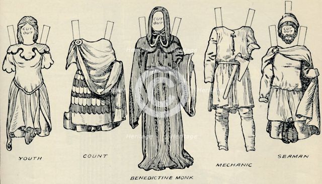 'The Gallery of British Costume: The Dress People Wore in Norman Times', c1934. Artist: Unknown.