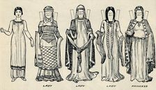 The Gallery of British Costume: The Dress People Wore in Norman Times c1934