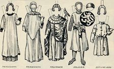 The Gallery of British Costume: What Men and Women Wore In Henry III's Time c1934
