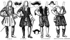 The Gallery of English Costume: Some of the Dresses Worn in William III's Time c1934