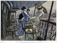 The Gallery of H M S Calcutta, Portsmouth, c1850-1900.Artist: James Tissot