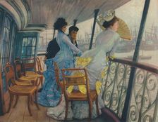 The Gallery of HMS Calcutta (Portsmouth) c1876, (1948). Creator: James Tissot