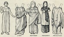 The Gallery of Historic Costume: What The Britons and Romans Used To Wear c1934