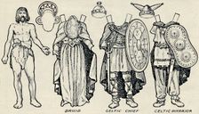 The Gallery of Historic Costume: What The Britons and Romans Used To Wear c1934