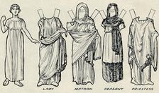 The Gallery of Historic Costume: What The Britons and Romans Used To Wear c1934