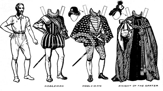 'The Gallery of Historic Costume: Some of the Dresses Worn in Elizabeth's Reign', c1934. Artist: Unknown.