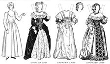 The Gallery of Historic Costume: Some Dresses of Cavaliers and Roundheads c1934