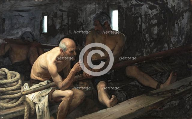 The Galley Slaves, c1897. Creator: Cesar Alvarez Dumont.